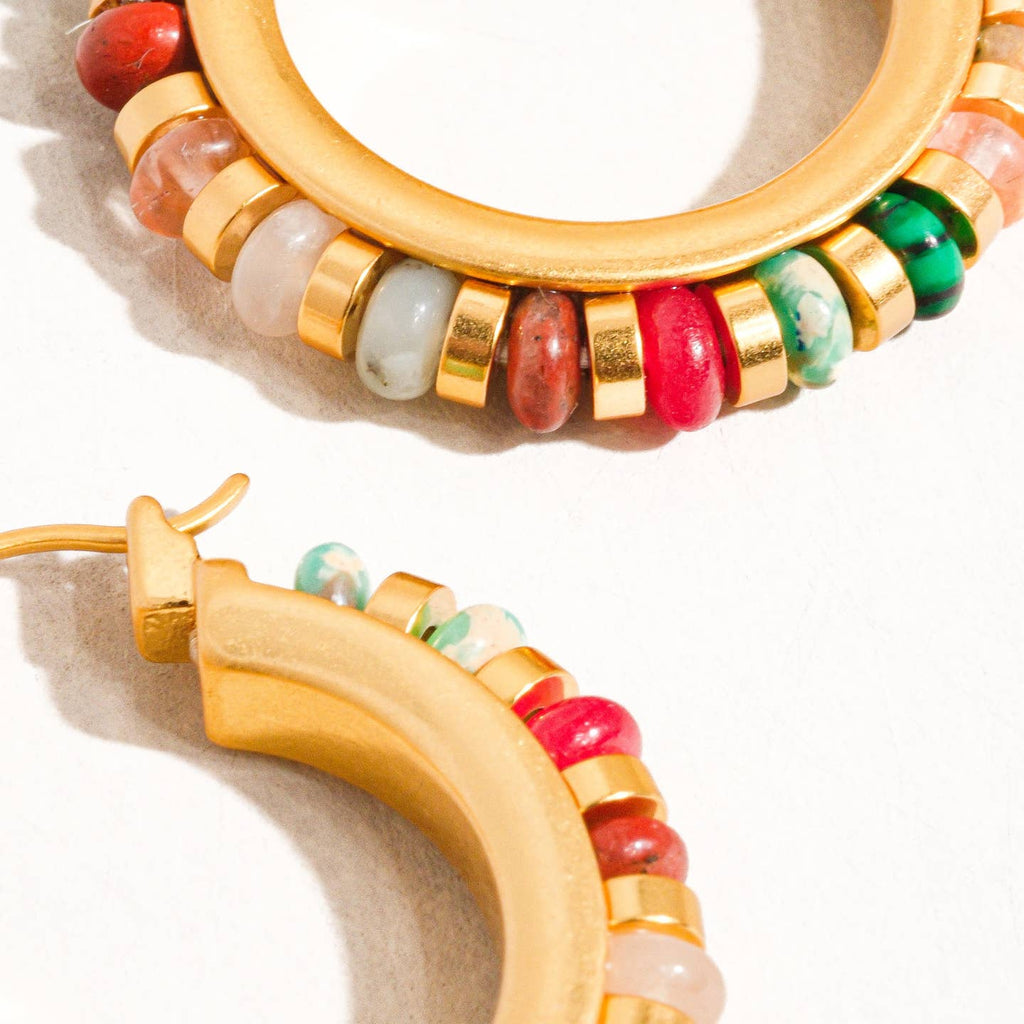 Color Hoop Earrings