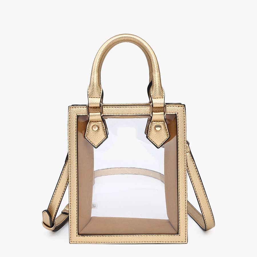 Elise Clear Rectangular Crossbody