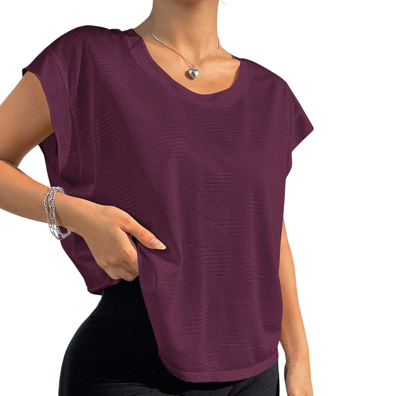 Active Wrapped Cutout Workout Tees