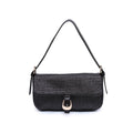 Midnight Woven Shoulder Bag