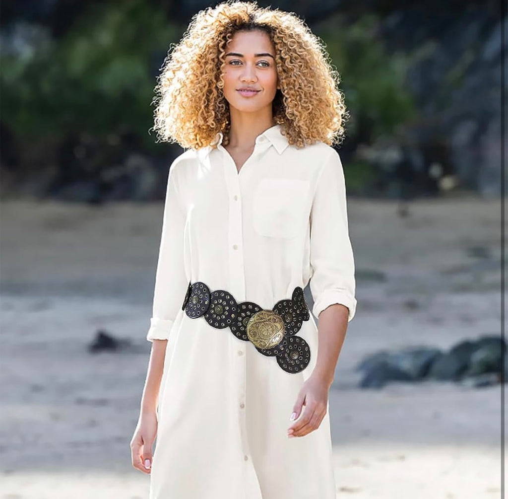 Boho Leather Belt