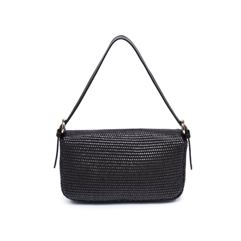 Midnight Woven Shoulder Bag
