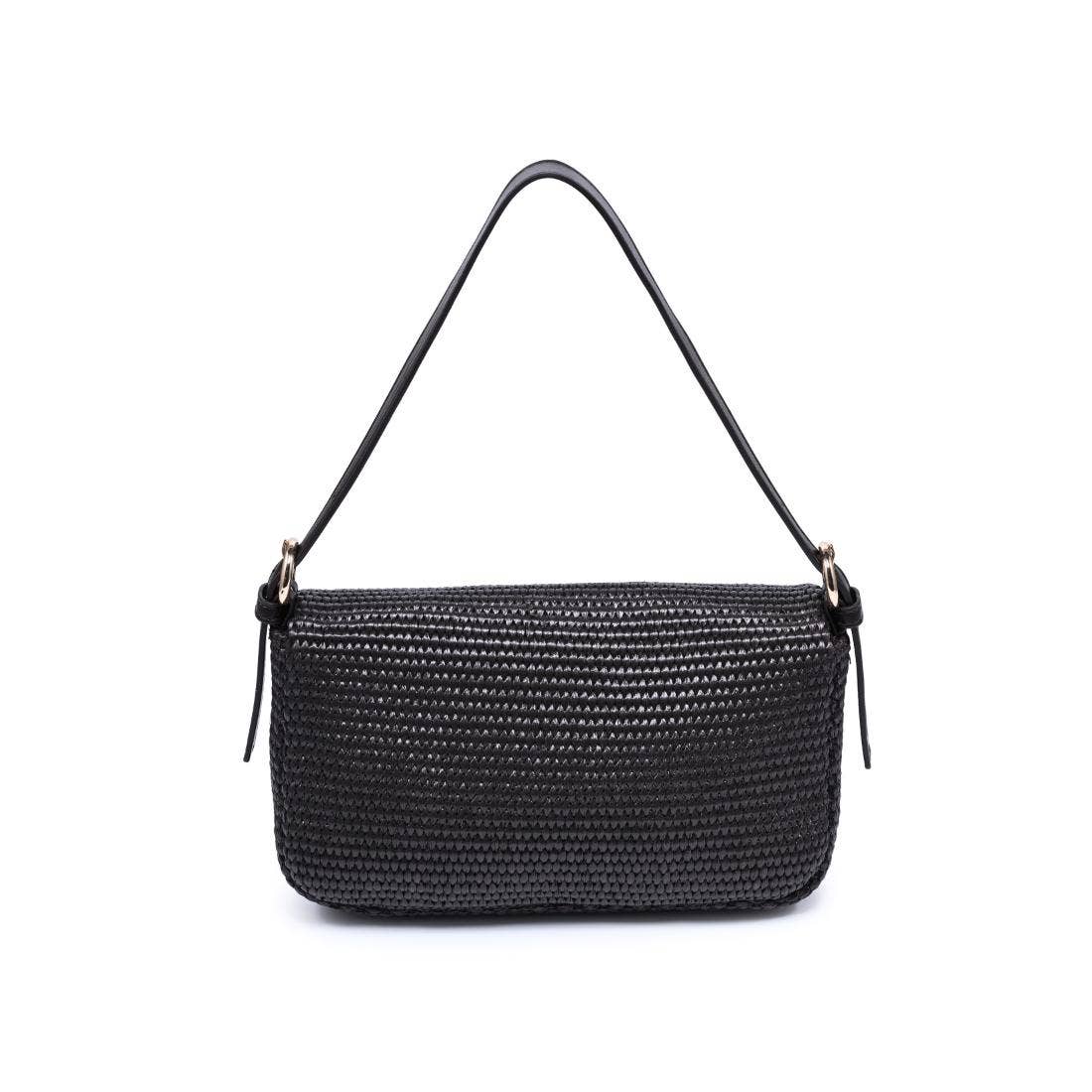 Midnight Woven Shoulder Bag
