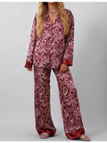 Leopard Top & Pants Lounge Set