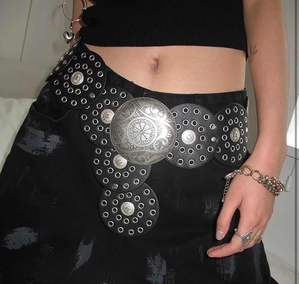 Boho Leather Belt