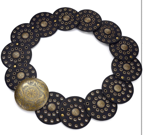 Boho Leather Belt