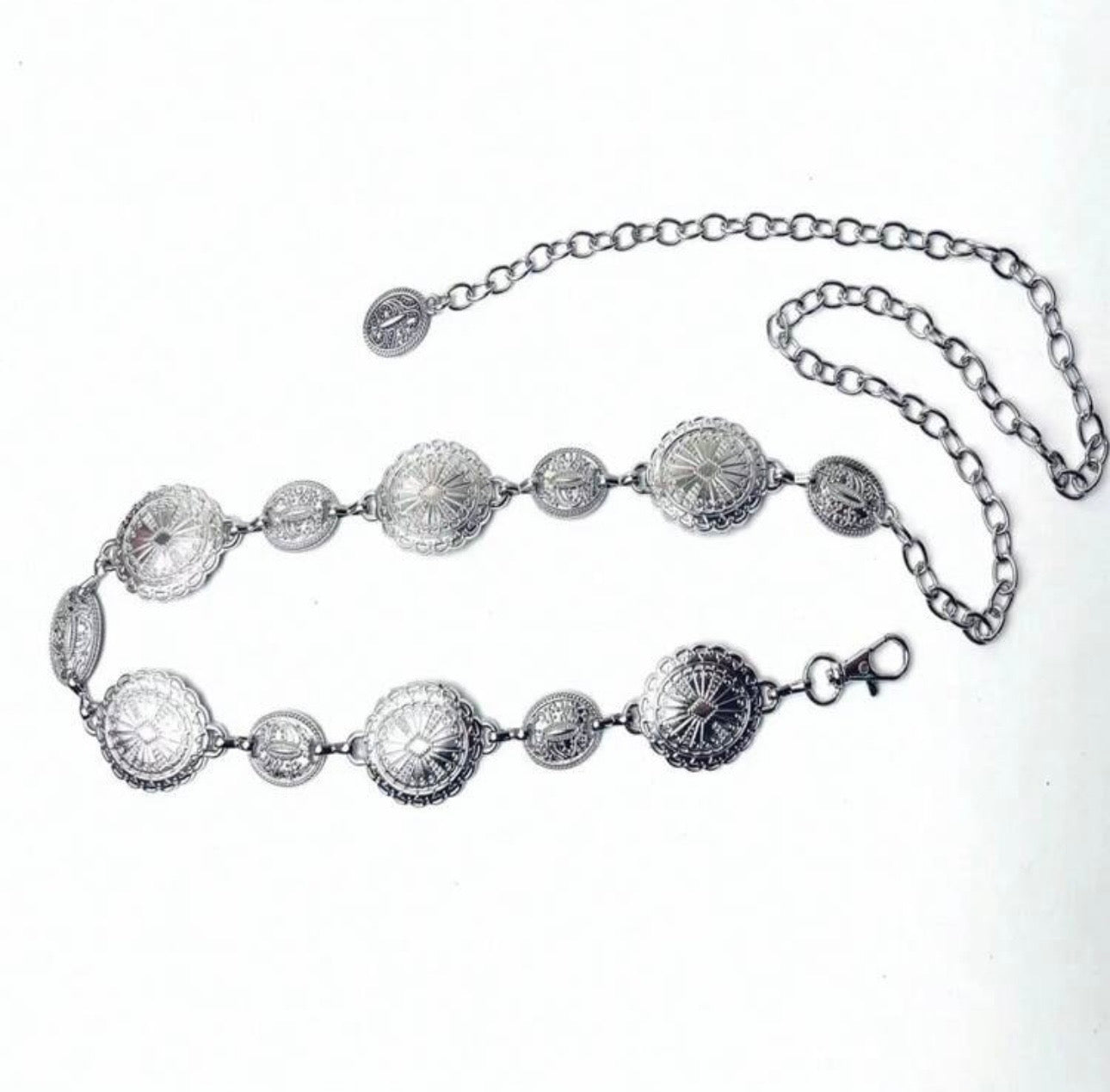 Metal Waist Boho Belt