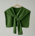 Knit Cross Cape