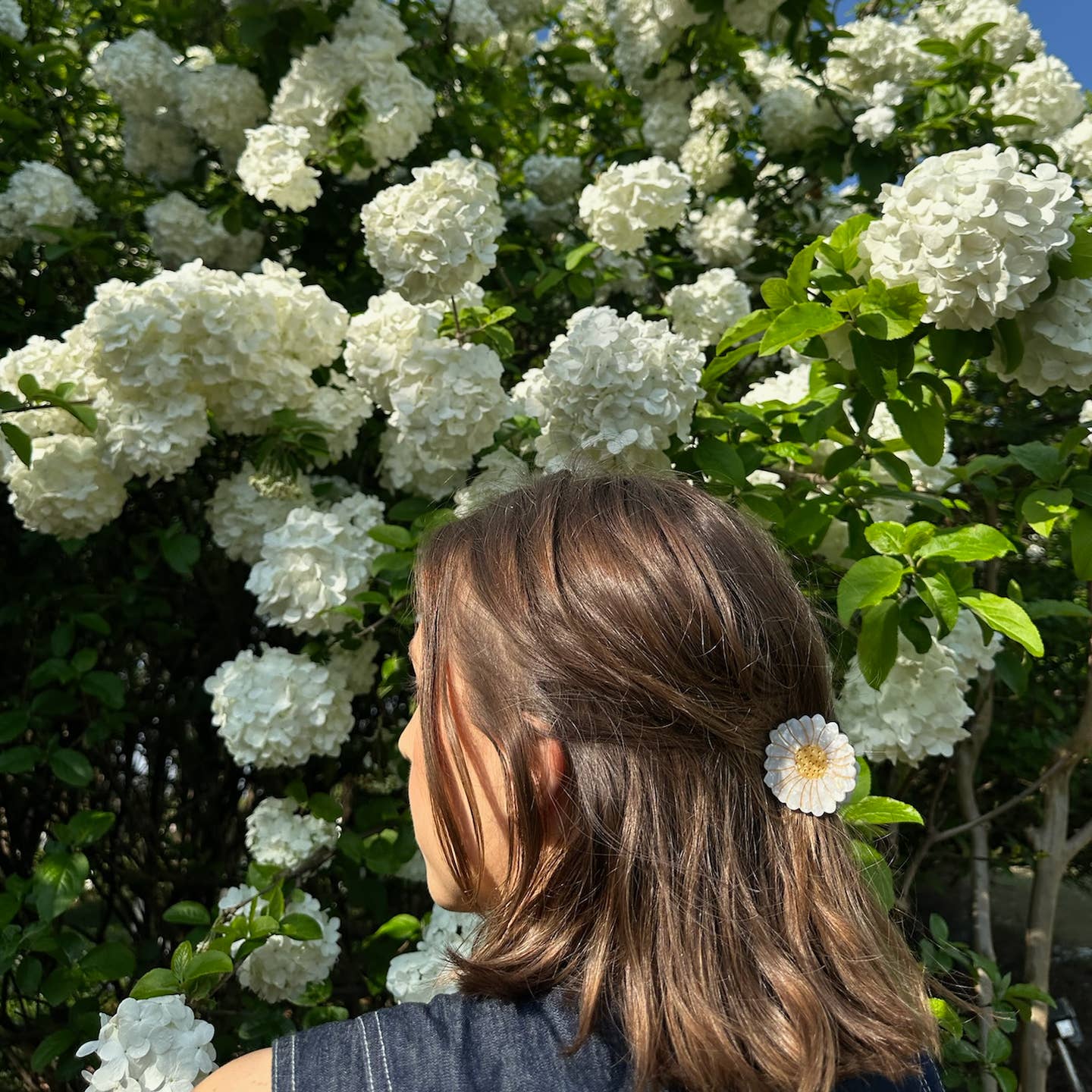 Hand-Painted Hair Claw Clip