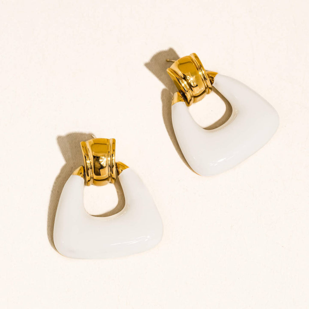 Geometric Drop Earrings