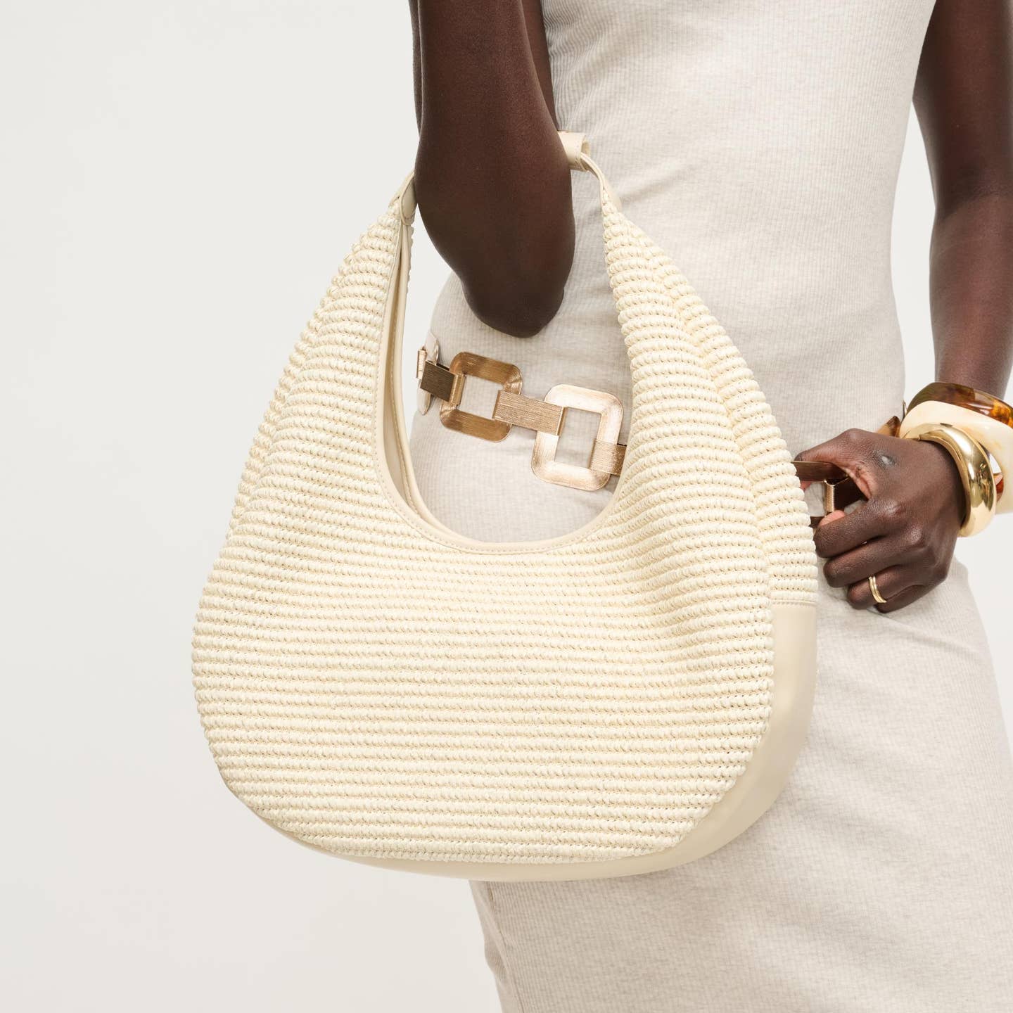 Zoey Straw Bag