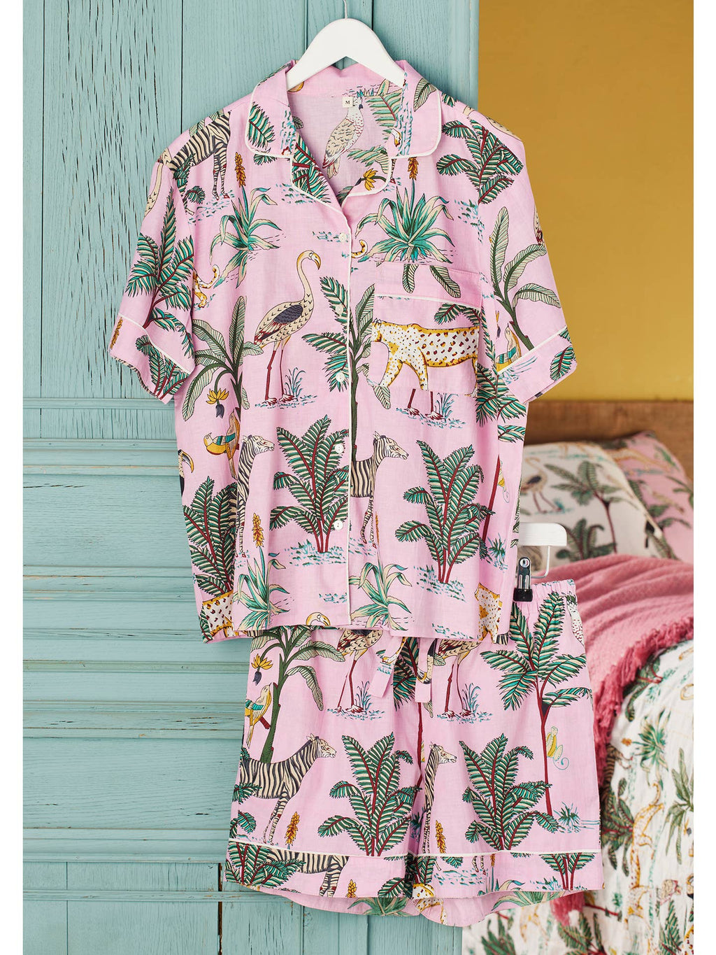 Jungle Print Short Pijamas