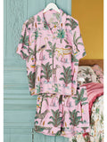 Jungle Print Short Pijamas